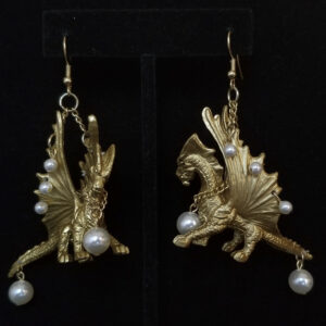 Golden Dragon Earrings - Sol